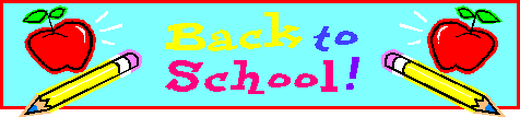 Back to school banner